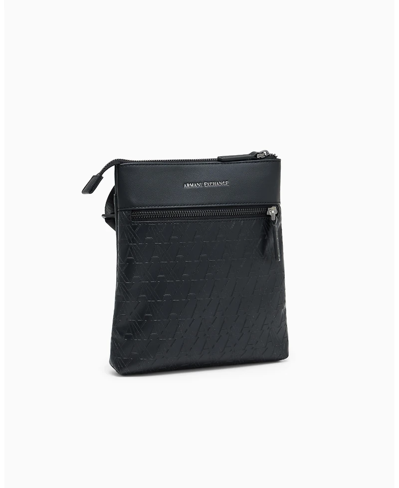 A|X Armani Exchange Men's Flat Crossbody Bag