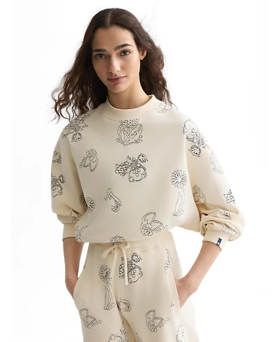 Scotch & Soda Women's and Embroidered Seasonal Fit Sweatshirt