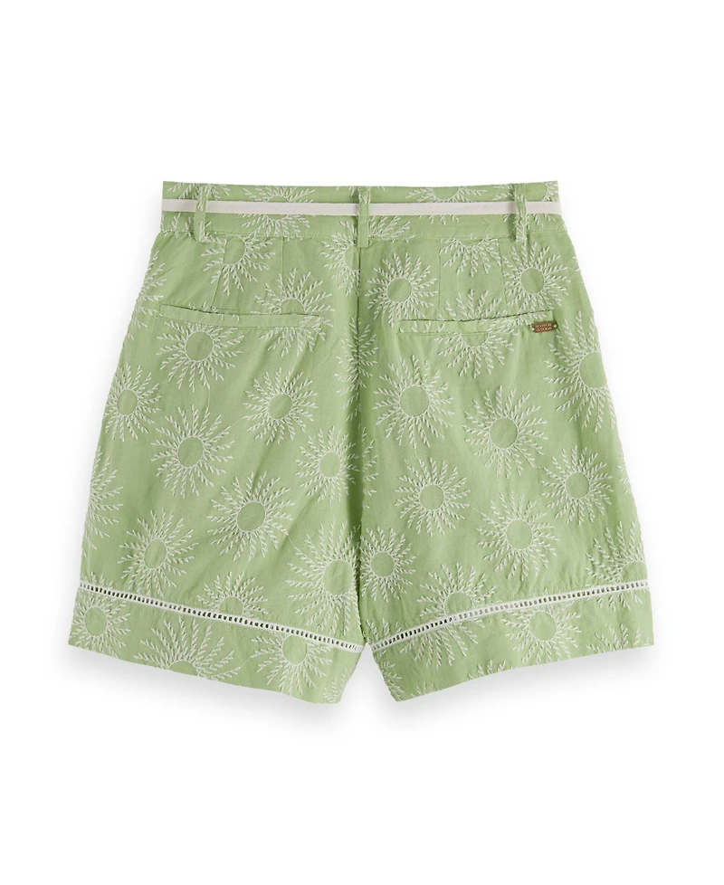 Scotch & Soda Women's High Rise Broderie Shorts
