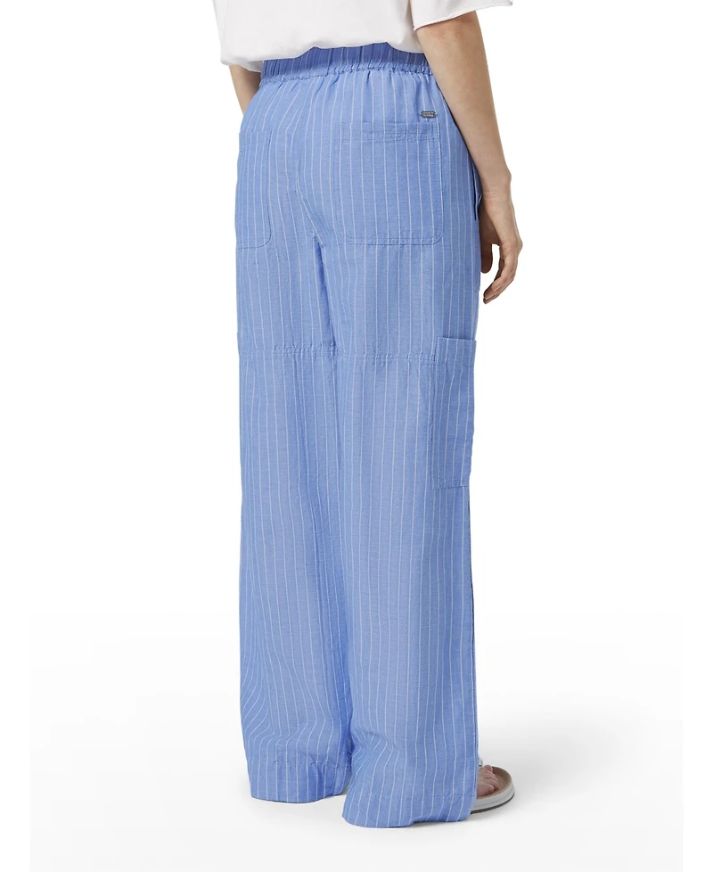 Scotch & Soda Women's Noa High-Rise Wide-Leg Pull On Cargo Pant