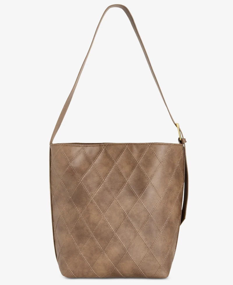 Style & Co Diamond Quilted Bucket Bag, Macy's Exclusive