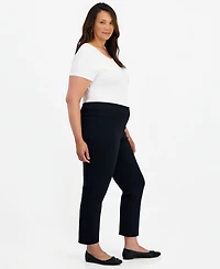 Style & Co Plus Ponte Straight-Leg Pants, Created For Macy's