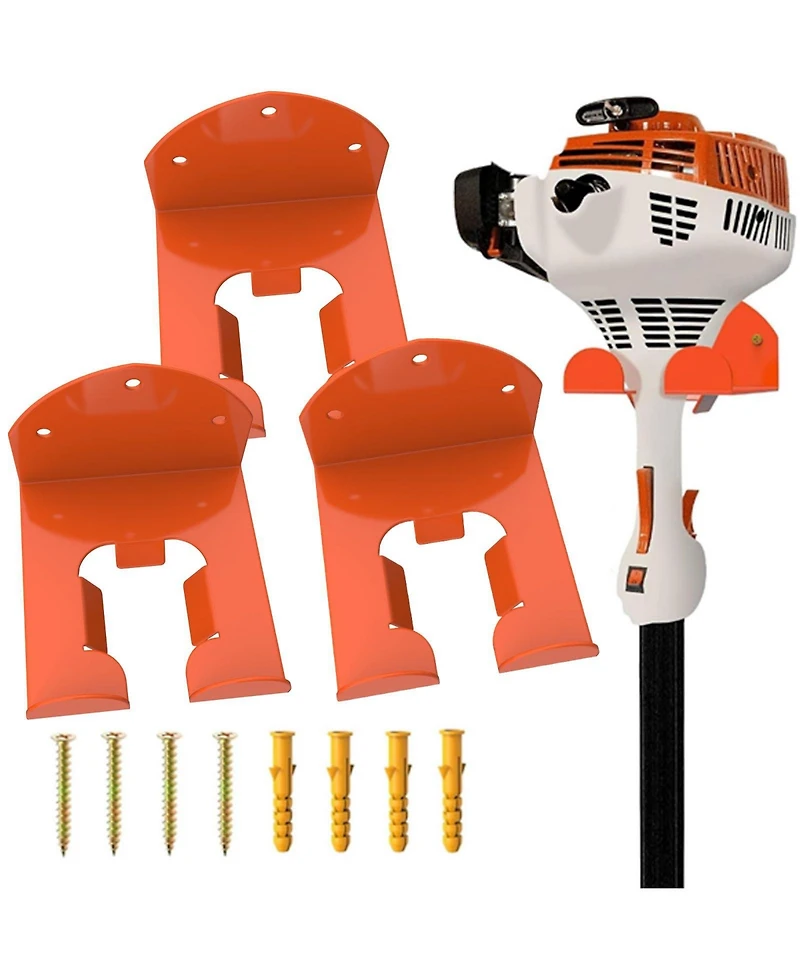 Xdovet Wall Hanger Heavy Duty Trimmer Rack Garden Power Tool Holder Weed Whackers Hedge Tools Pack