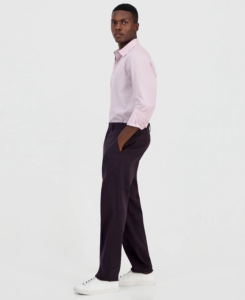 Alfani Men's Tech Linen-Blend Pants, Macy's Exclusive
