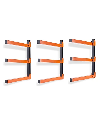 Xdovet Wall Mount Wood Organizer Rack Casual 3-Level
