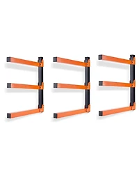 Xdovet Wall Mount Wood Organizer Rack Casual 3-Level