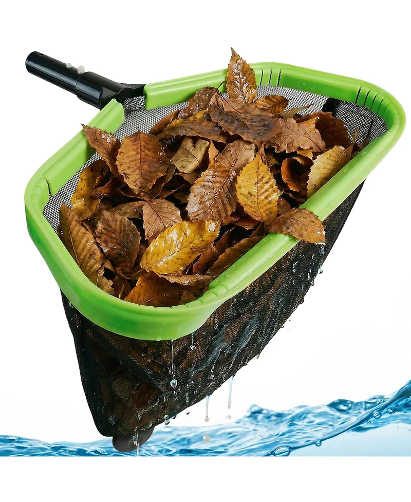 Xdovet Pool Skimmer Net Heavy Duty Leaf Raking Tool Deep Fine Mesh