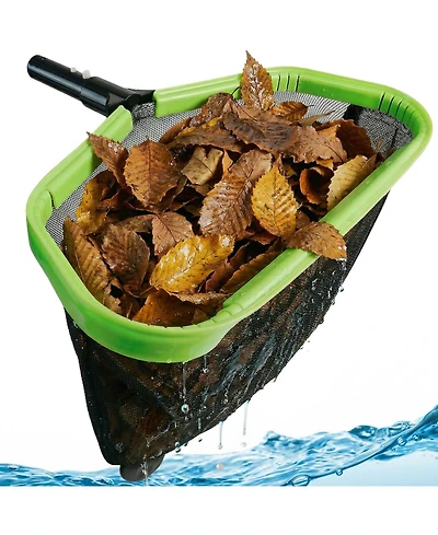 Xdovet Pool Skimmer Net Heavy Duty Leaf Raking Tool Deep Fine Mesh
