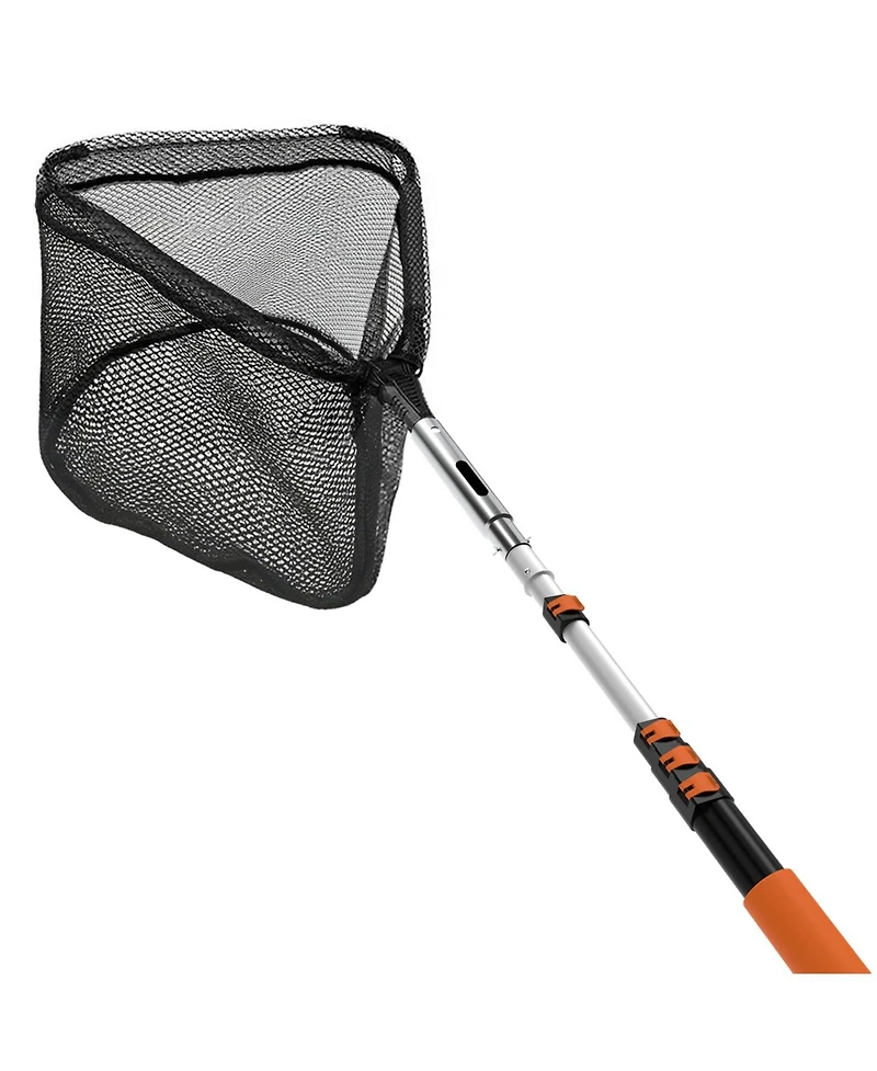 Xdovet Pool Skimmer Net Telescopic Pole Fine Mesh Leaf Rake