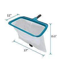 Xdovet Pool Skimmer Net Heavy Duty Leaf Rake Mesh Bag