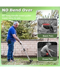 Xdovet Weed Puller Long Handle Garden Tool