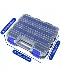 Xdovet Tools Organizer Box Small Parts Storage Compartment Hardware Dividers Screws Nuts Bolts