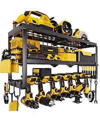 Xdovet Power Tool Organizer Wall Mounted Drill Rack Charging Station Great Father's Day Gift for Men