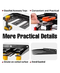 Xdovet Electric Drill Rack Wall Mounted Tool Organizer Storage Holder