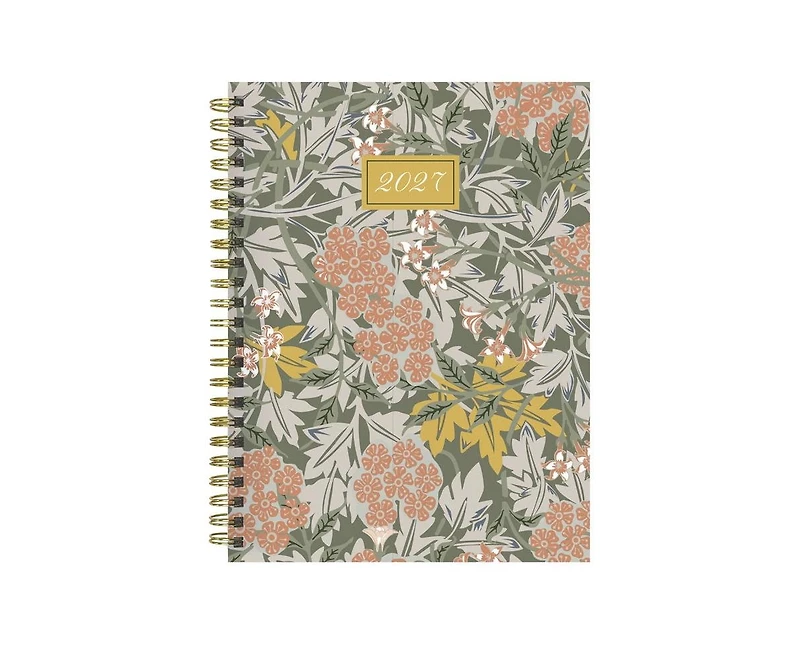 Tf Publishing Paper Goods 2027 Garden Bouquet Medium Weekly Monthly Planner