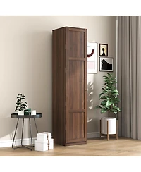 Streamdale Furniture Freestanding Kitchen Pantry Cabinet with Doors and Shelves