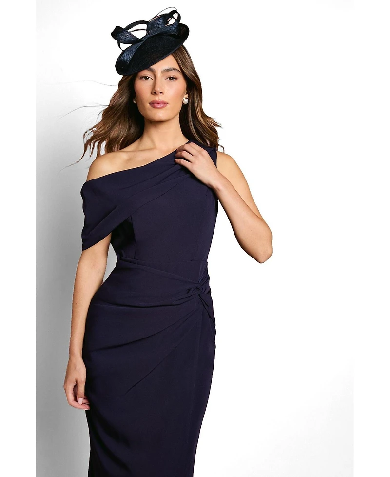 Coast Women's One Shoulder Twist Front Pencil Dress