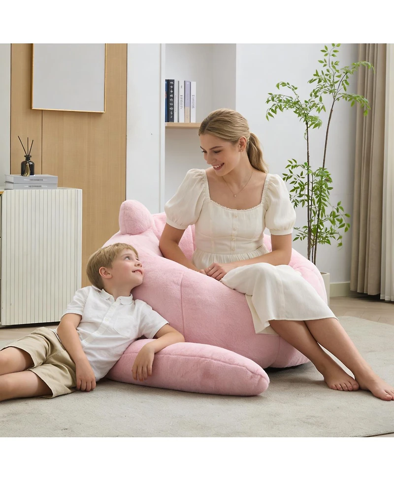 Streamdale Furniture Cat-Shaped Bean Bag Sofa