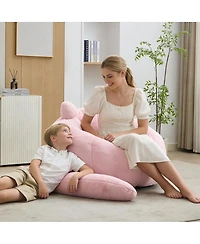 Streamdale Furniture Cat-Shaped Bean Bag Sofa