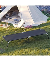 Mecale Folding Camping Cot, 75-in Bed, 330-lb Capacity, Oxford Fabric