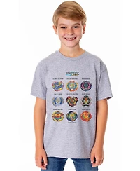 Beyblade Burst Tv Show Series Unisex Boys' Xs - Xl Battle Beyblades Crewneck Kids T-Shirt
