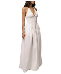 Jluxlabel Women's Madrid Halter Maxi Dress
