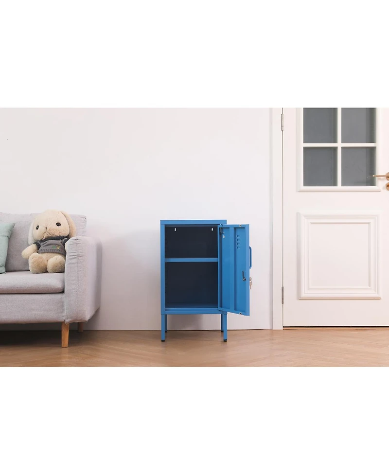 Streamdale Furniture Premium Steel Storage Cabinet with Adjustable Shelf and Secure Lock