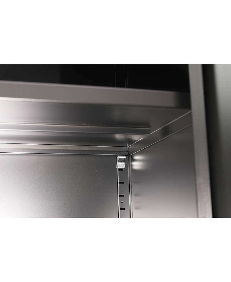 Streamdale Furniture Premium Steel Storage Cabinet with Adjustable Shelves and Leveling Feet