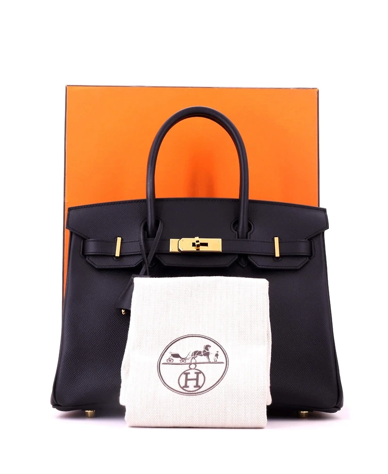 Pre-Owned HERMES Birkin 30 Handbag Epsom with Gold Hardware