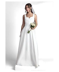 Coast Women's Pleated Satin Maxi Dress