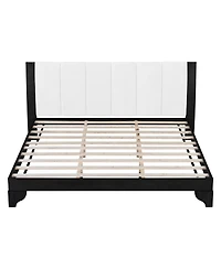 Streamdale Furniture Modern Pine and Manufactured Wood Bed Frame