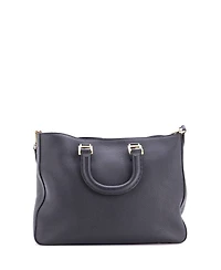 Pre-Owned Fendi Medium Selleria Ff Handle Tote Leather