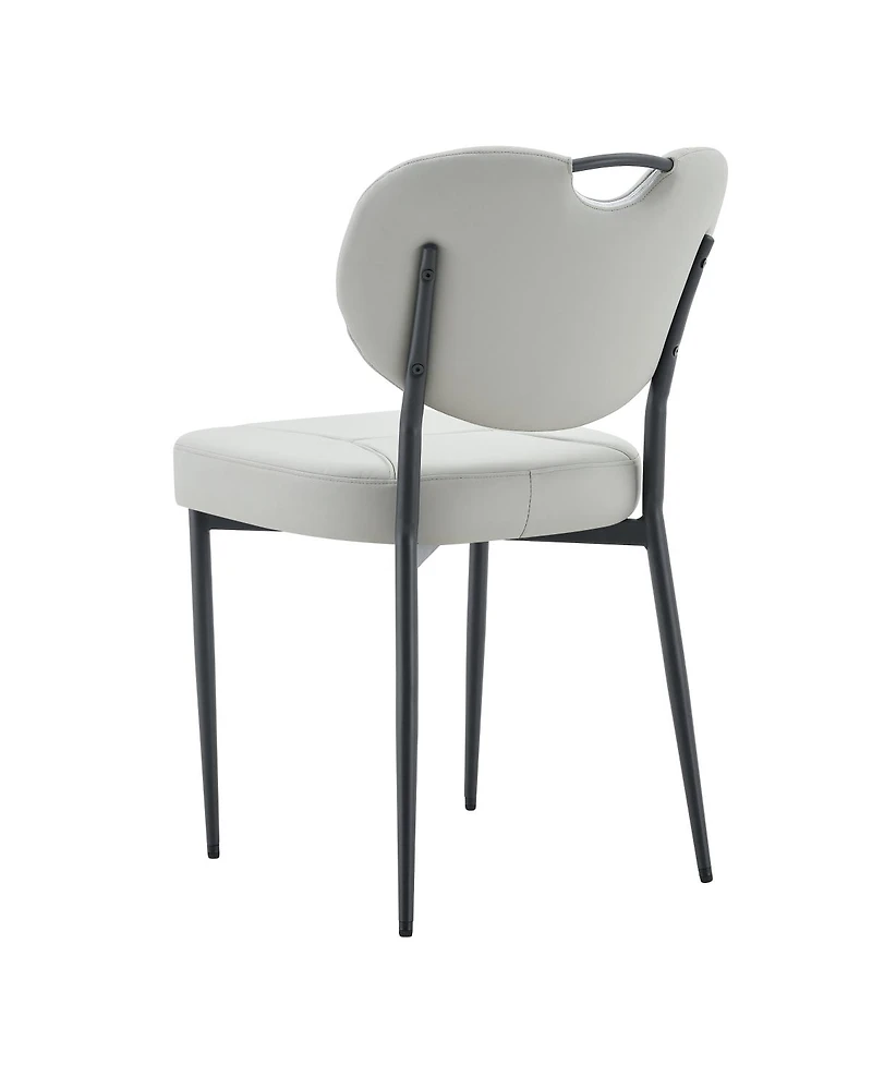 Streamdale Furniture Premium Leather Dining Chairs Set of 4