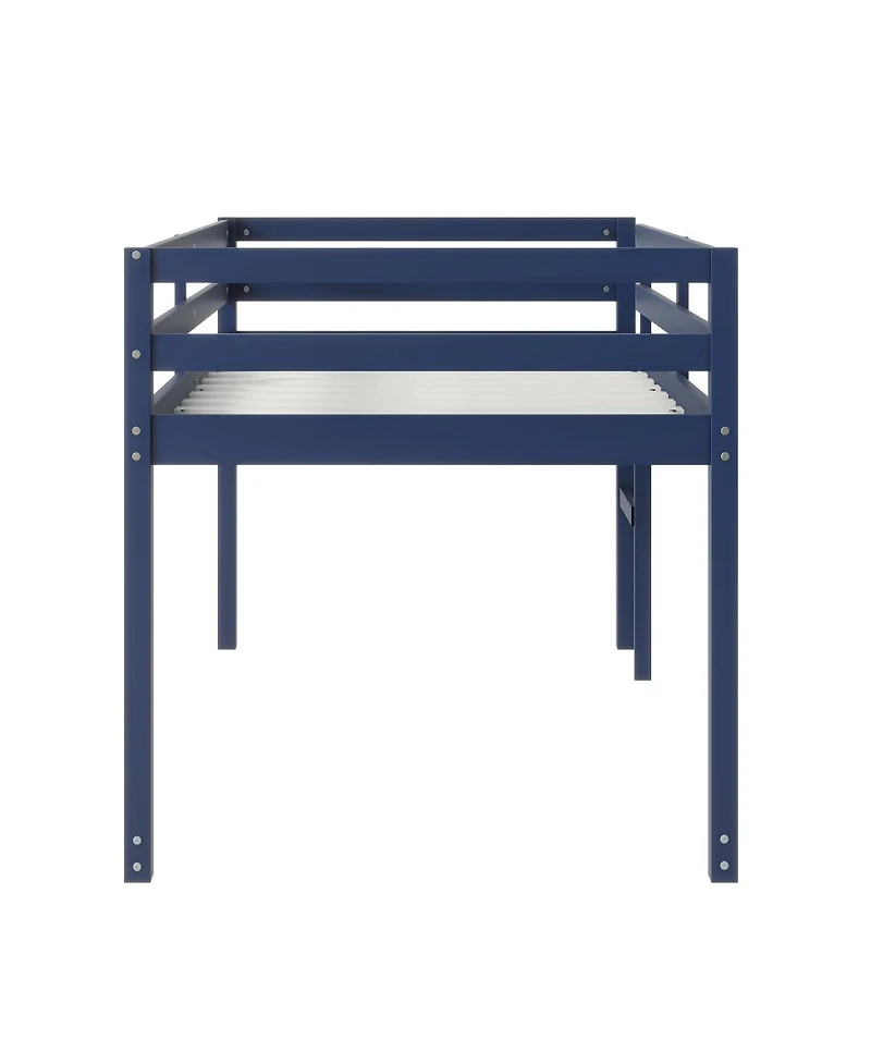 Streamdale Furniture Solid Wooden Twin Loft Bed with Ladder and Strengthened
