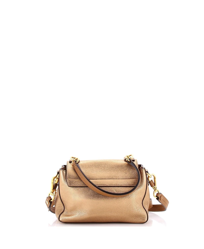 Pre-Owned Chloe Mini Faye Day Bag Leather