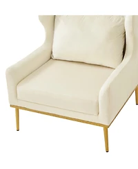 Streamdale Furniture Modern Velvet Accent Armchair for Living Room and Bedroom