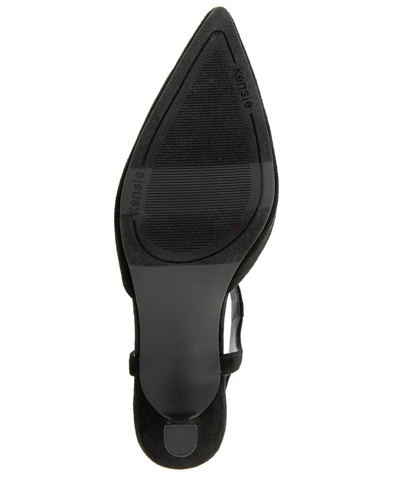 Kensie Women's Odessa Kitten Heel T-Strap Pump