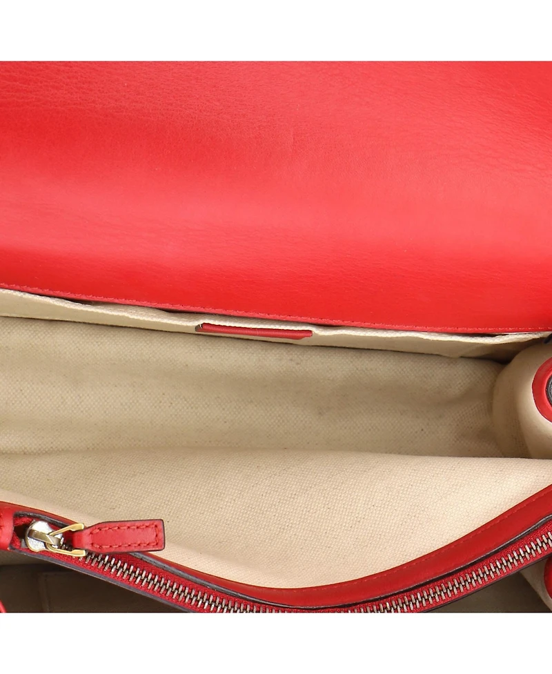 Pre-Owned Gucci Dionysus Bamboo Top Handle Bag Leather