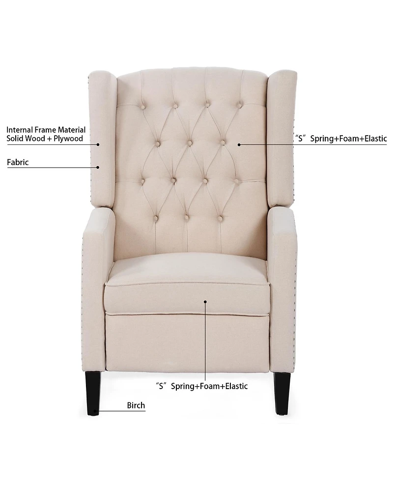 Streamdale Furniture 27.16'' Wide Manual Wing Chair Recliner