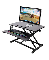 Streamdale Furniture Streamdale Adjustable Height Standing Desk with Keyboard Tray Black