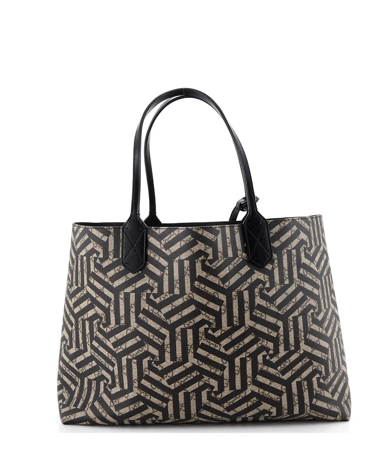 Pre-Owned Gucci Medium Reversible Tote Caleido Gg Print Leather