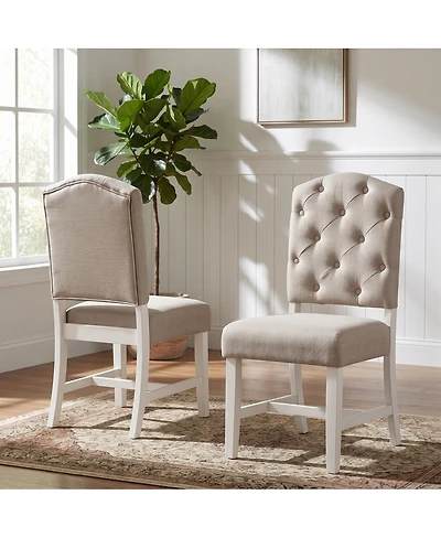Streamdale Furniture Retro 2-Piece Upholstered Dining Chair Set