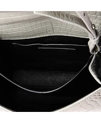Pre-Owned Saint Laurent Mini Cassandra Top Handle Bag Embossed Leather