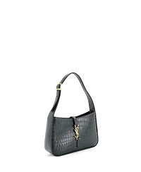 Pre-Owned Saint Laurent Small Le 5 a 7 Hobo Embossed Leather