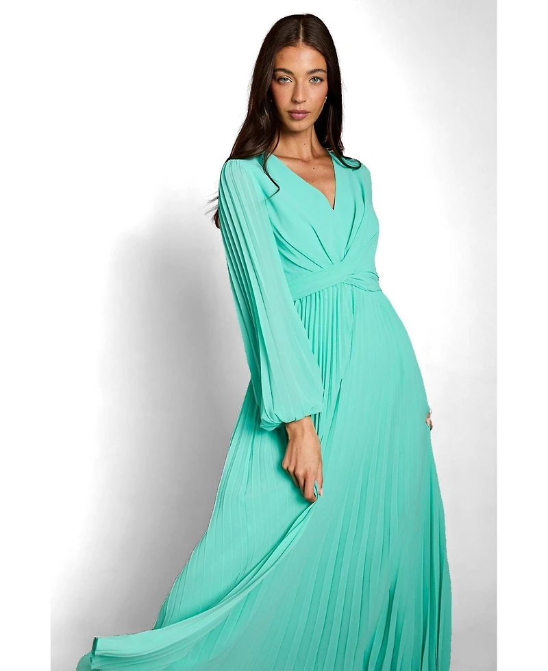 Coast Women's Pleated Wrap Dress