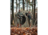 gaomon Hunting Blind, 2-3 People Hunting Tent, 58" 58" 66" H with 270degree(s) See Through Windows and Silent Magnetic Door