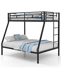 Gouun Space-saving Metal Slatted Bed Frame for Teens and Adults Noise-free No Box Spring Needed