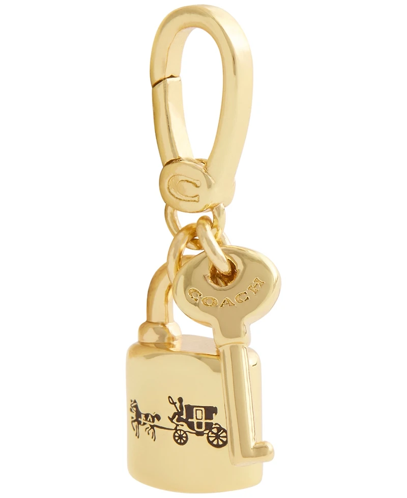 Coach Signature Lock and Key Jewelry Charm