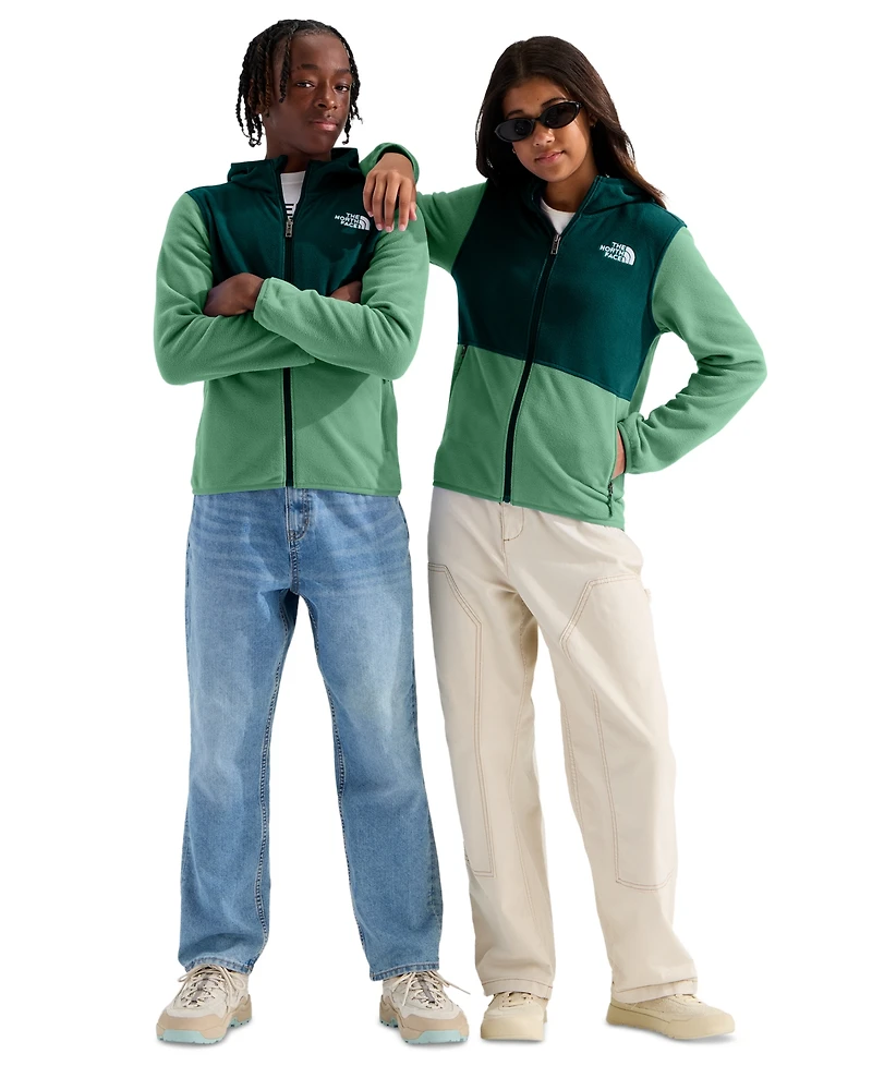 The North Face Boys' and Girls' 7-20 Glacier Full-Zip Hooded Jacket