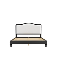 Streamdale Furniture Queen Size Platform Bed with Upholstered Headboard